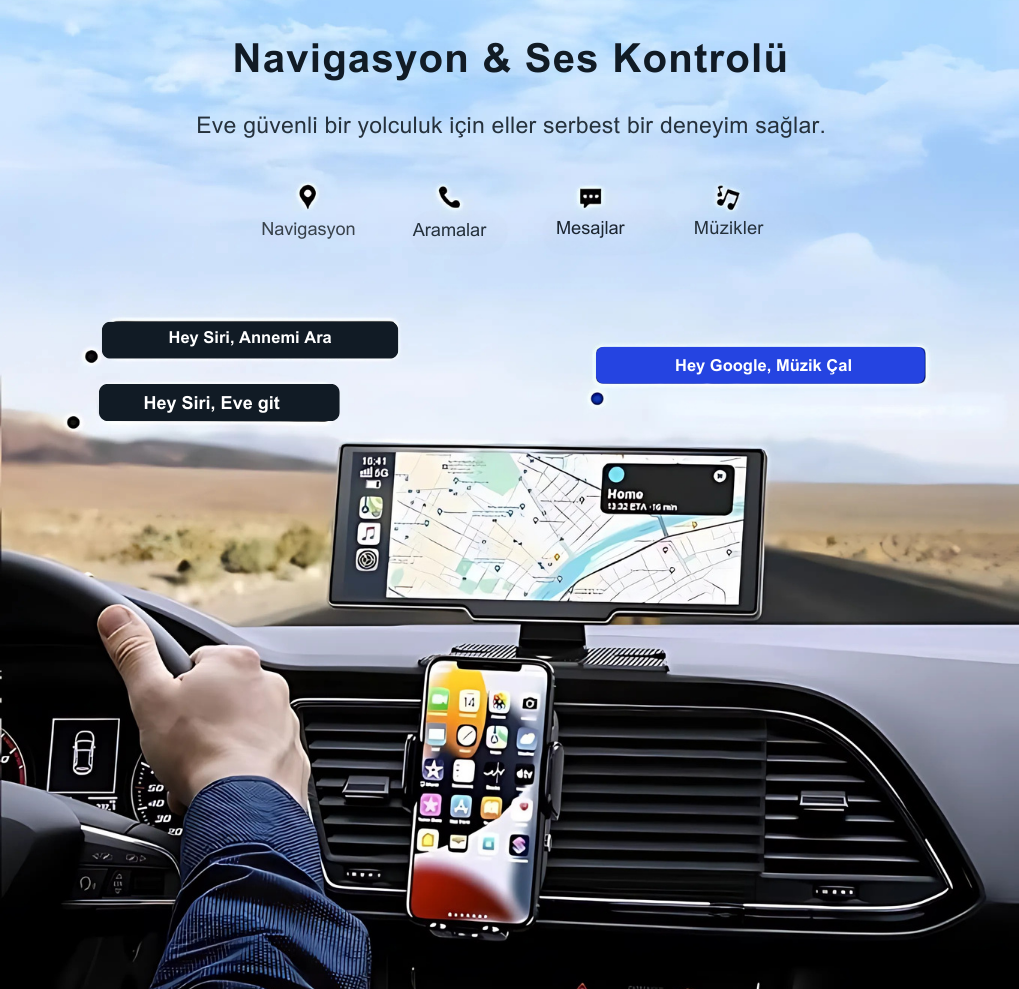 OTORIV - Tüm Araçlar İle Uyumlu CarPlay